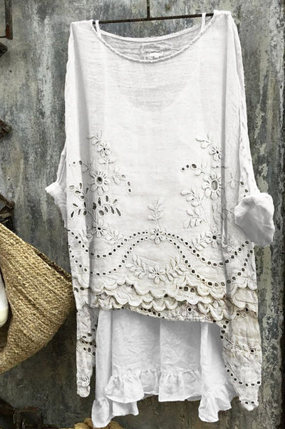 Elegante Tunica Whisper di Salice per uno Stile Sofisticato e Raffinato