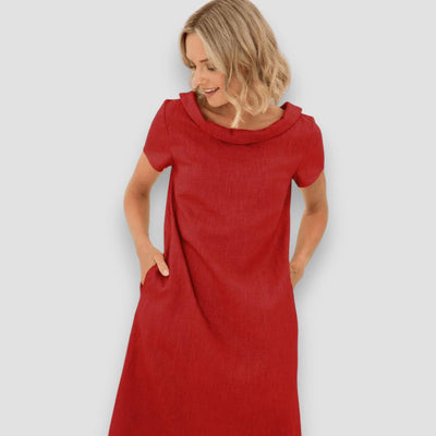 Elegante Abito Viola per Occasioni Speciali