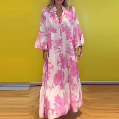 Rosa™ - Splendido abito floreale elegante per ogni occasione