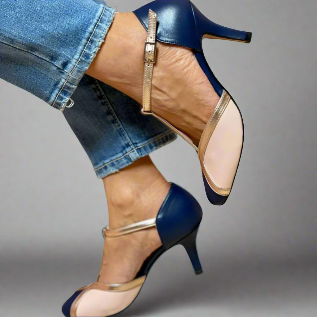 Brunhilde™ | Eleganti Sandali con Tacco Comodo per un Look Raffinato