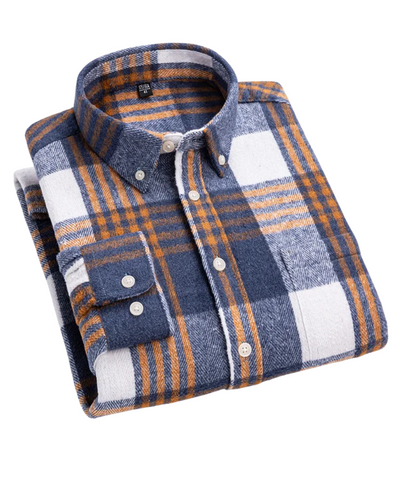 Arvani - Elegante camicia a quadri in morbido cotone per uno stile casual e alla moda