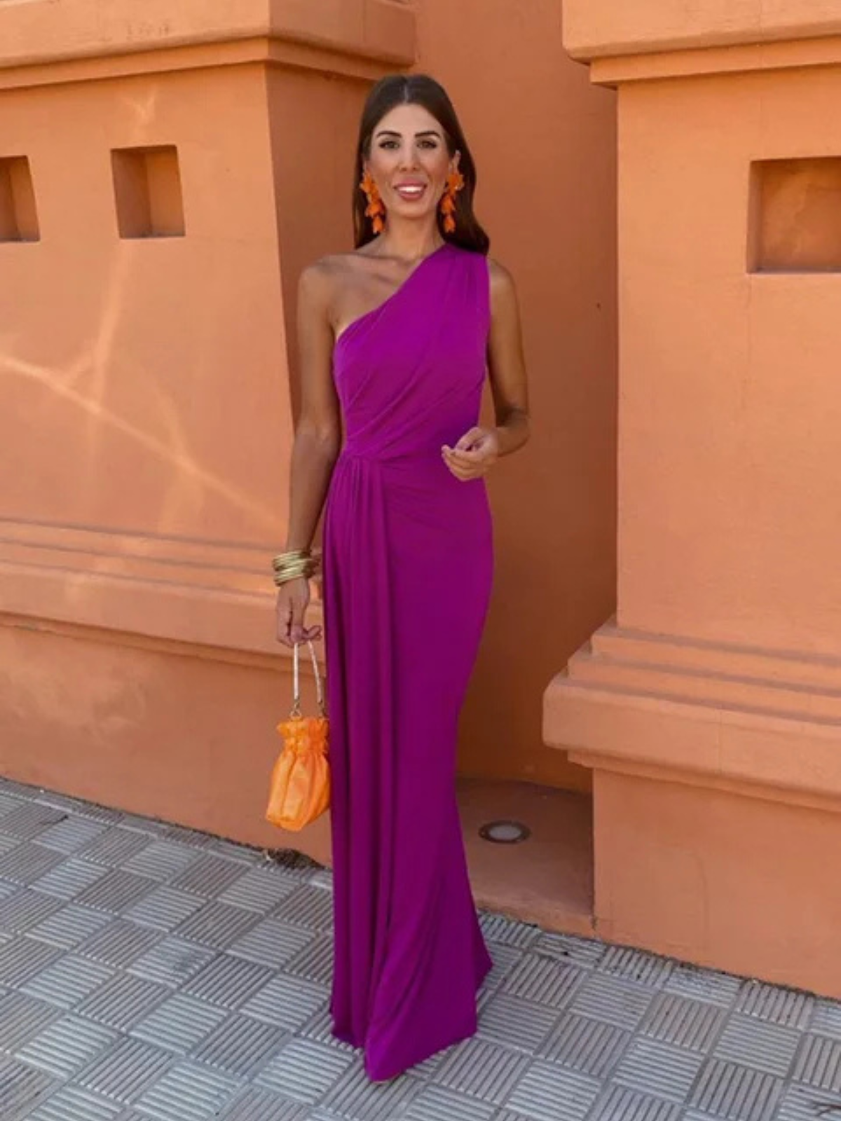 Lia™ | Elegante Vestito Lungo Asimmetrico per Occasioni Speciali