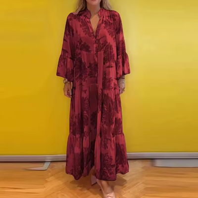 Rosa™ - Splendido abito floreale elegante per ogni occasione