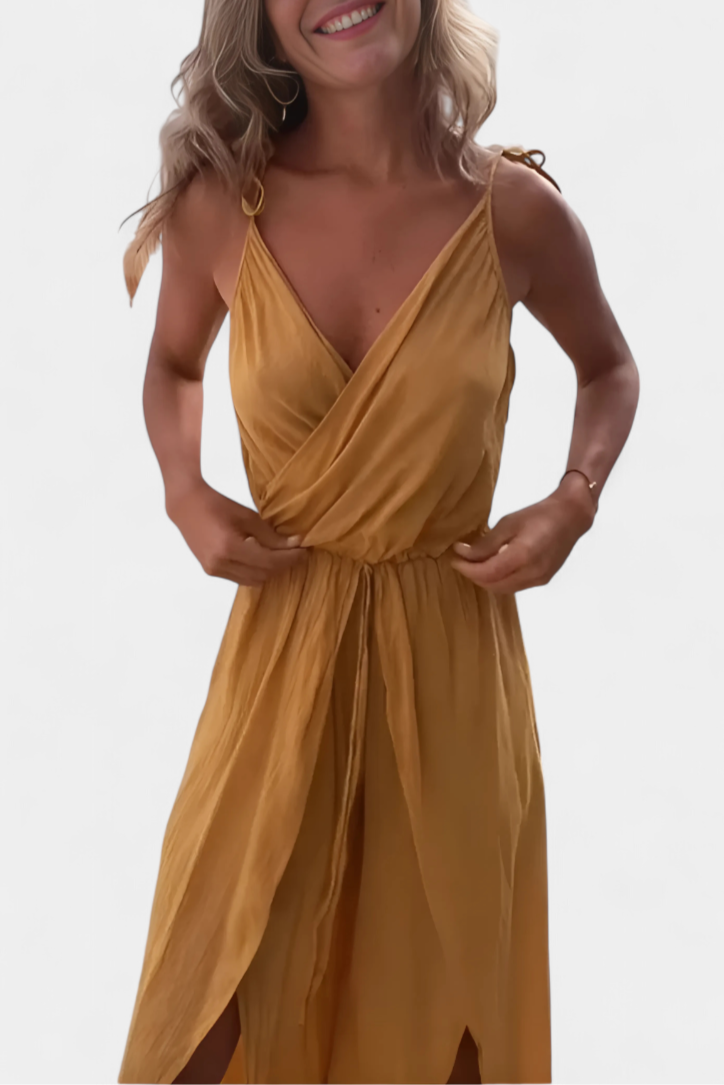 Donatila di Cotone Lavato con Comode Aperture Laterali