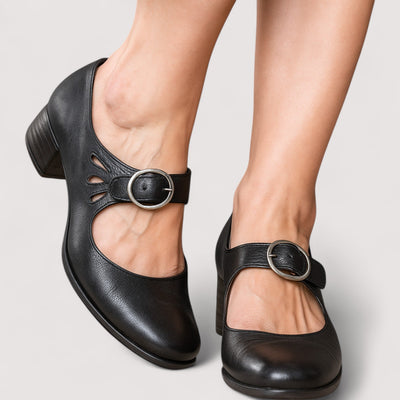 Clara | Elegante scollatura in ecopelle per un look raffinato