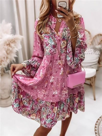 Ashley™ - Elegante Vestito Boho Stampato per uno Stile Unico