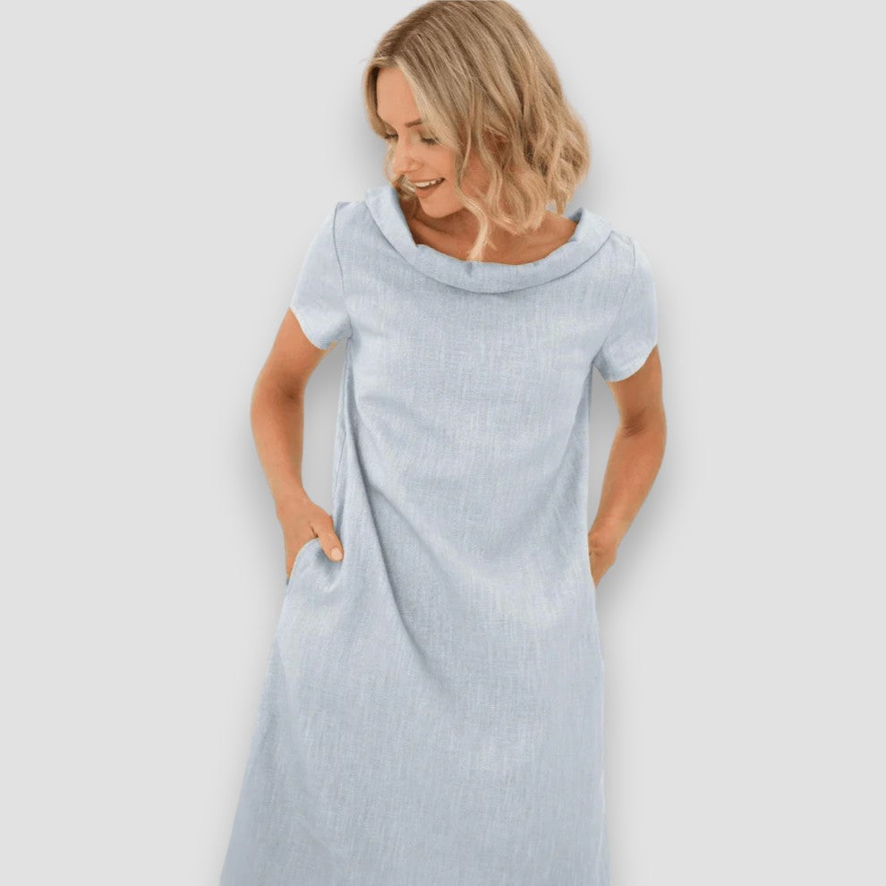 Elegante Abito Viola per Occasioni Speciali