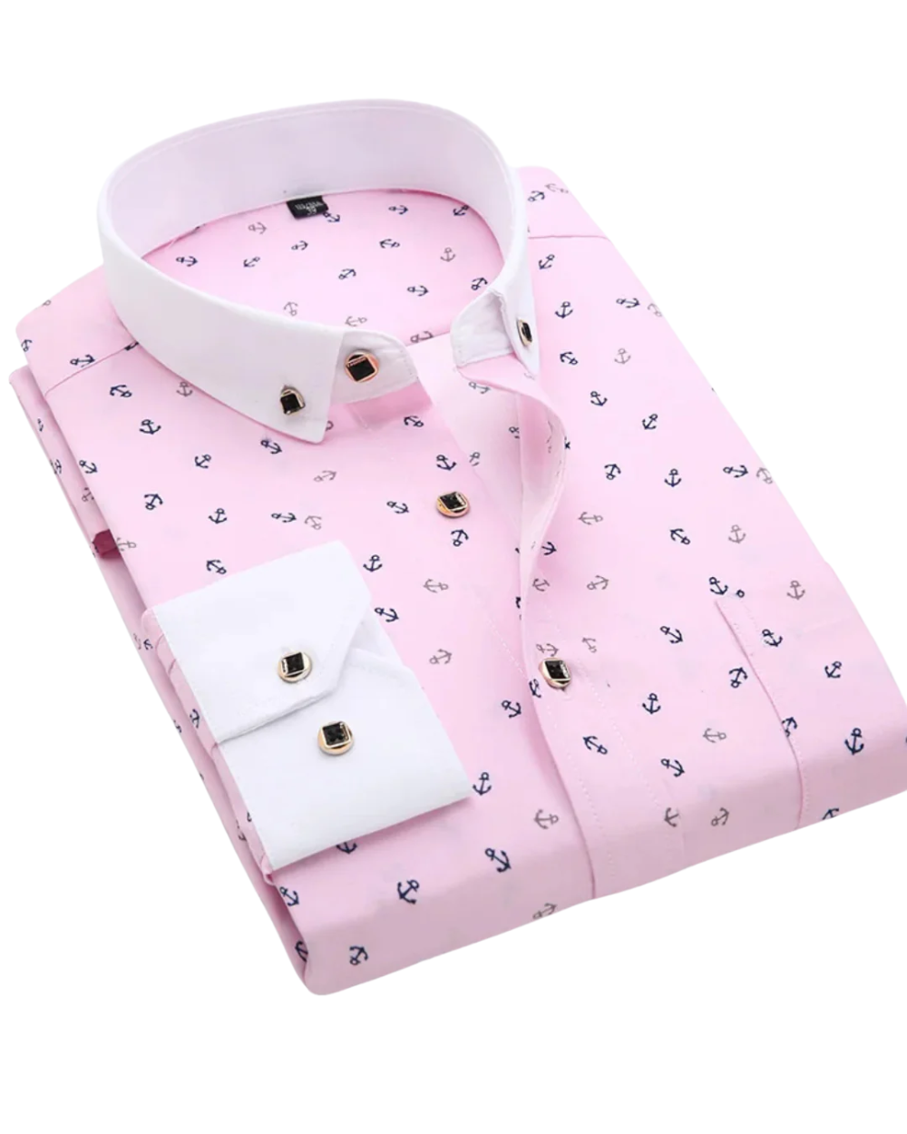 Arvani - Elegante camicia con raffinata stampa nautica per un look irresistibile