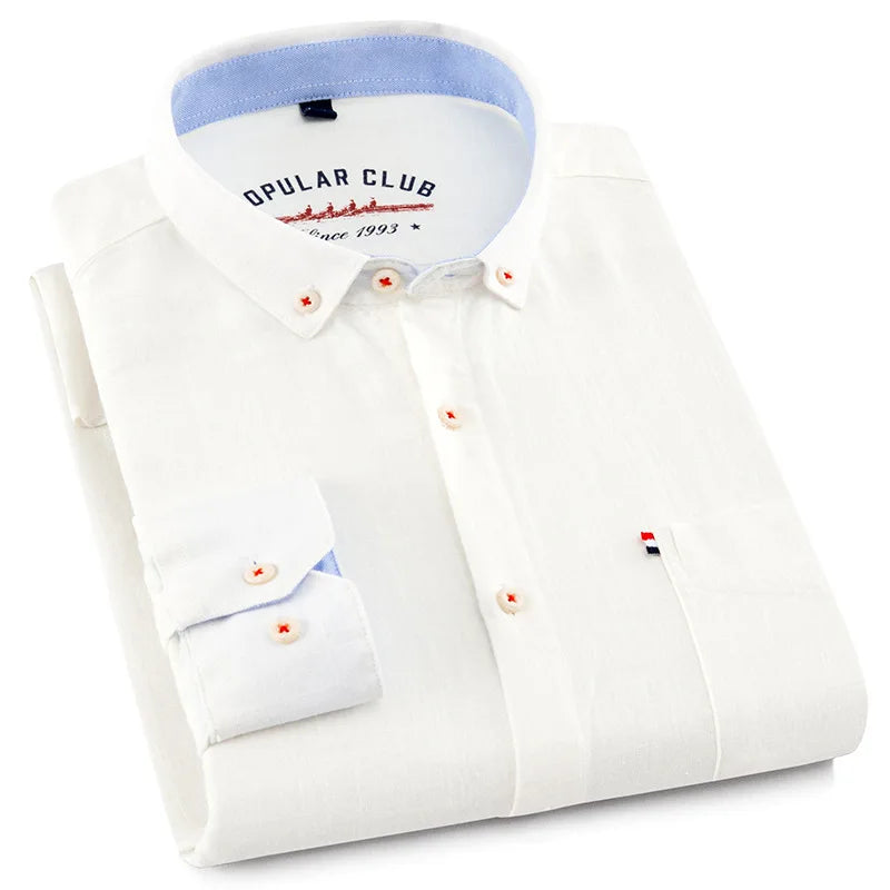 Arvani - Camicia in Lino Saint-Tropez Elegante per uno Stile Fresco e Raffinato