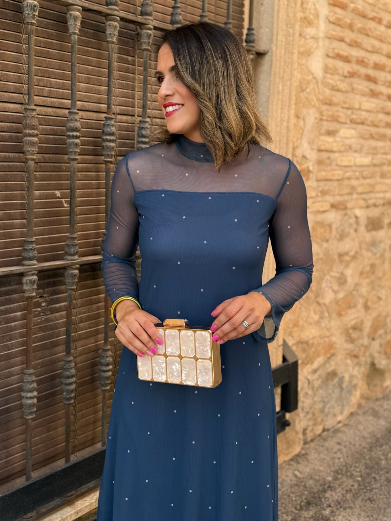 Vestito in Tul Stampato Noa - Eleganza e Stile per Ogni Occasione