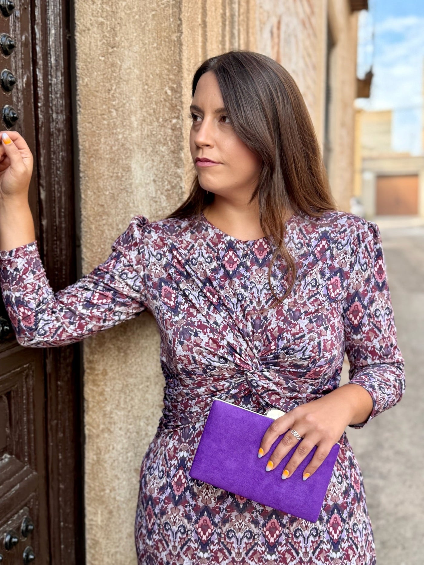 Vestito Midi Stampato con Stile Unico - Nina