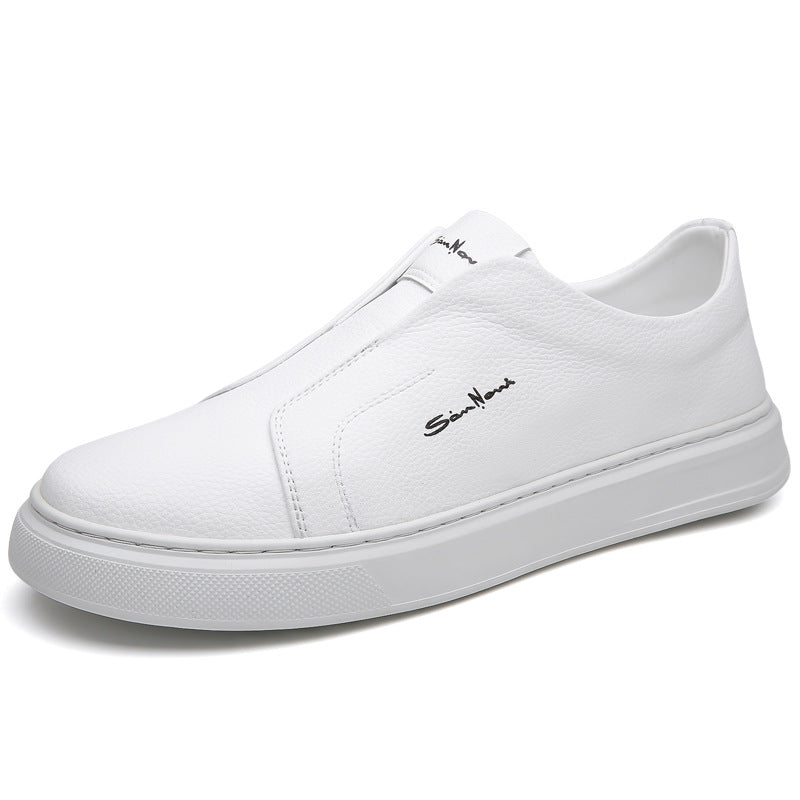 Eleganti Scarpe Slip-On in Pelle per un Look Raffinato