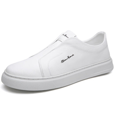 Eleganti Scarpe Slip-On in Pelle per un Look Raffinato