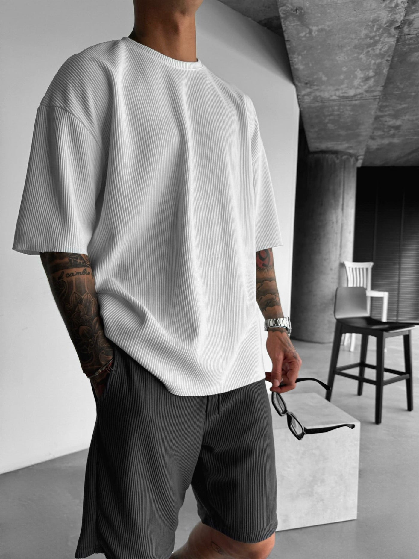 T-shirt Oversize in Corduroy