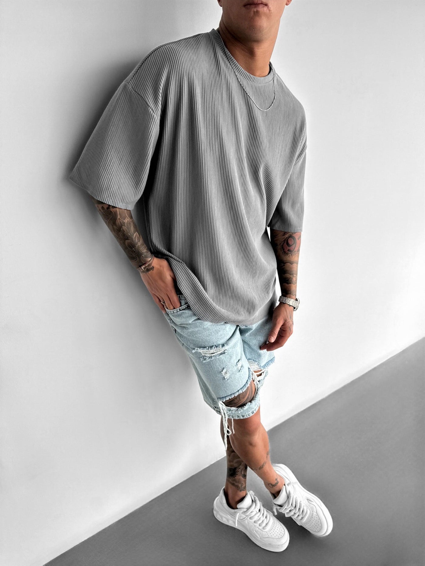 T-shirt Oversize in Corduroy