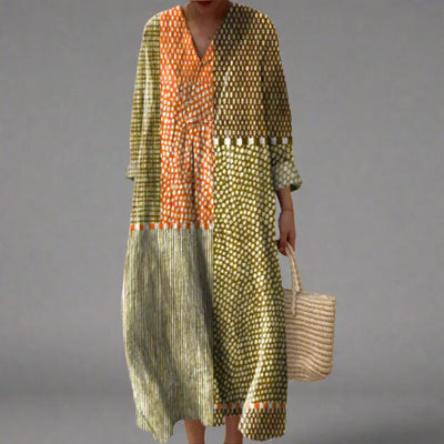 Carla | Vestito geometrico elegante e moderno