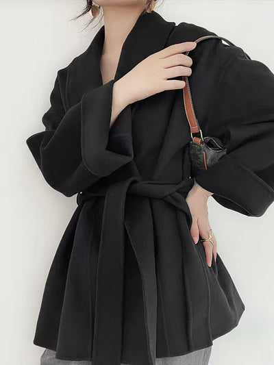 Serenya | Cappotto elegante in panno morbido