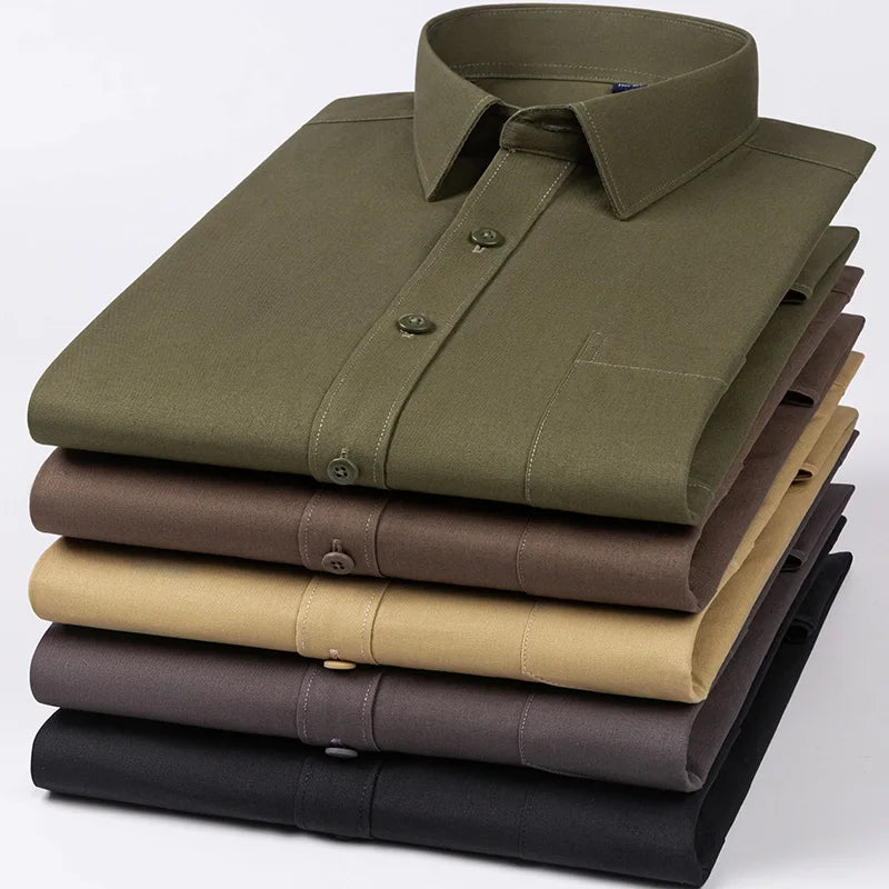 Camicia di lusso elegante Arvani in morbido cotone