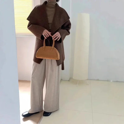 Marisa | Cappotto moderno in lana pregiata