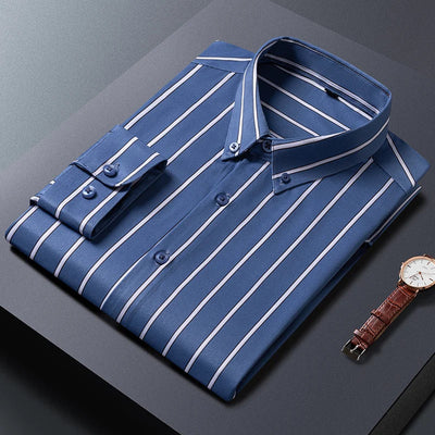 Arvani - Camicia da uomo elegante a righe per un look sofisticato