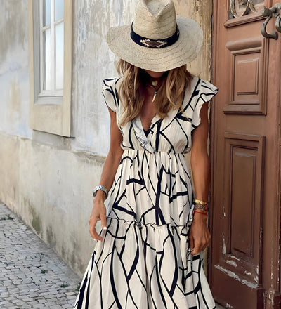 Maddie™ - Abito Elegante Moda con Stampa