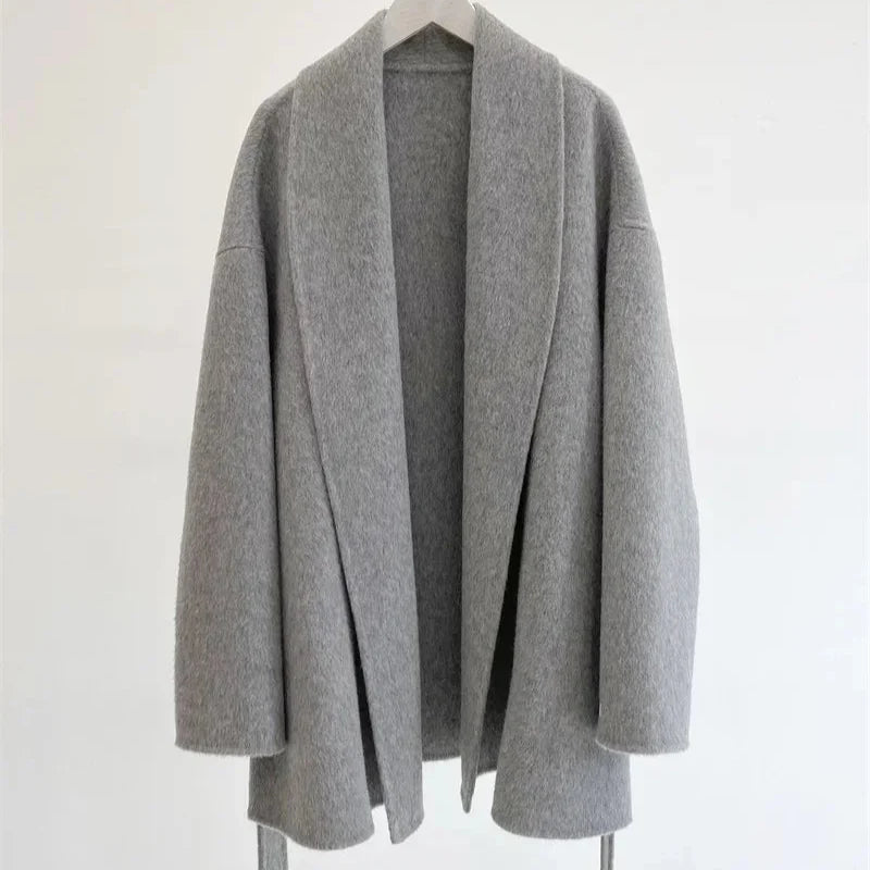Serenya | Cappotto elegante in panno morbido