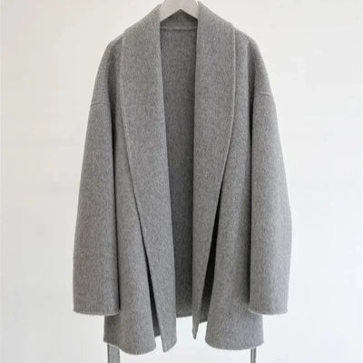 Serenya | Cappotto elegante in panno morbido