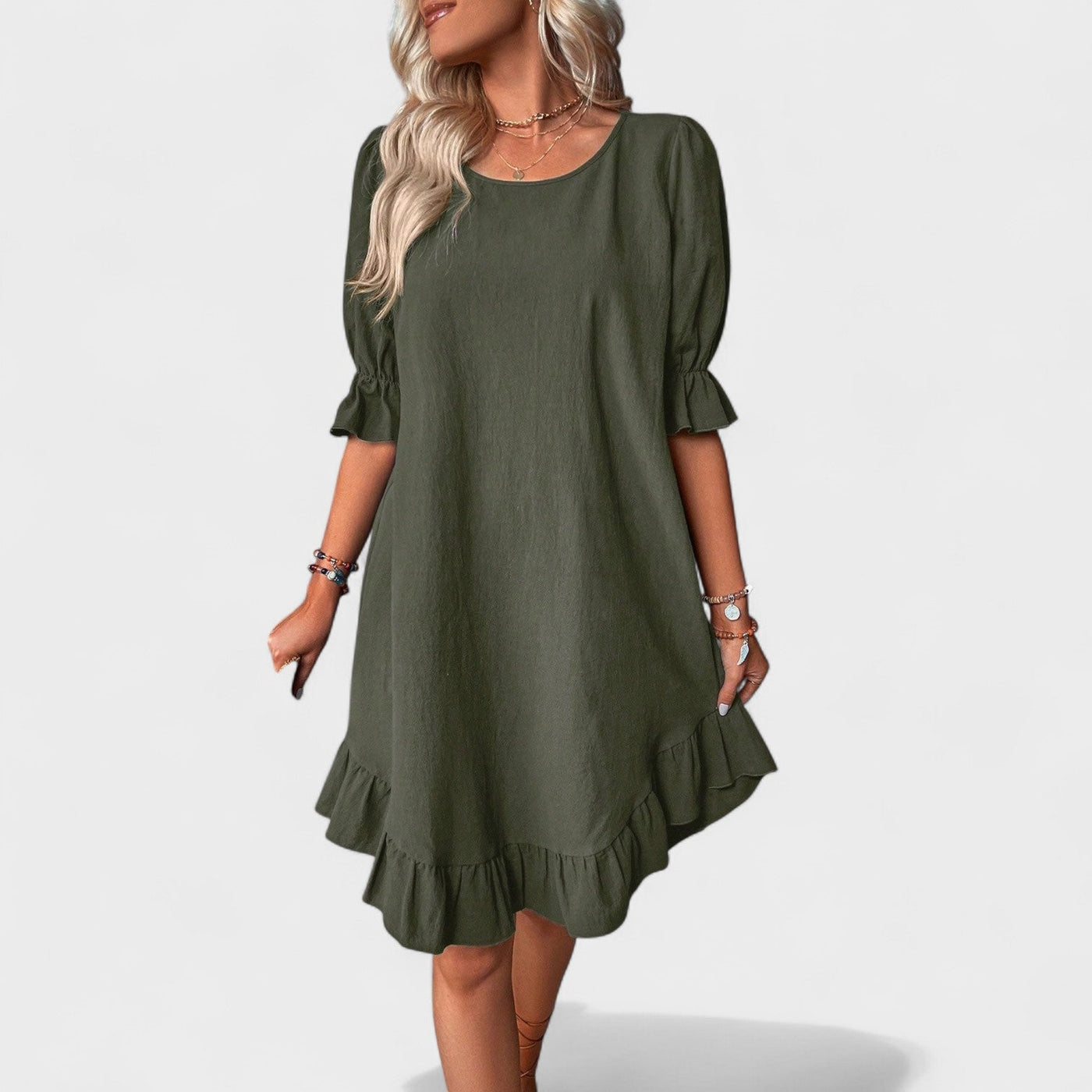 Sassa – Abito Casual con Volant