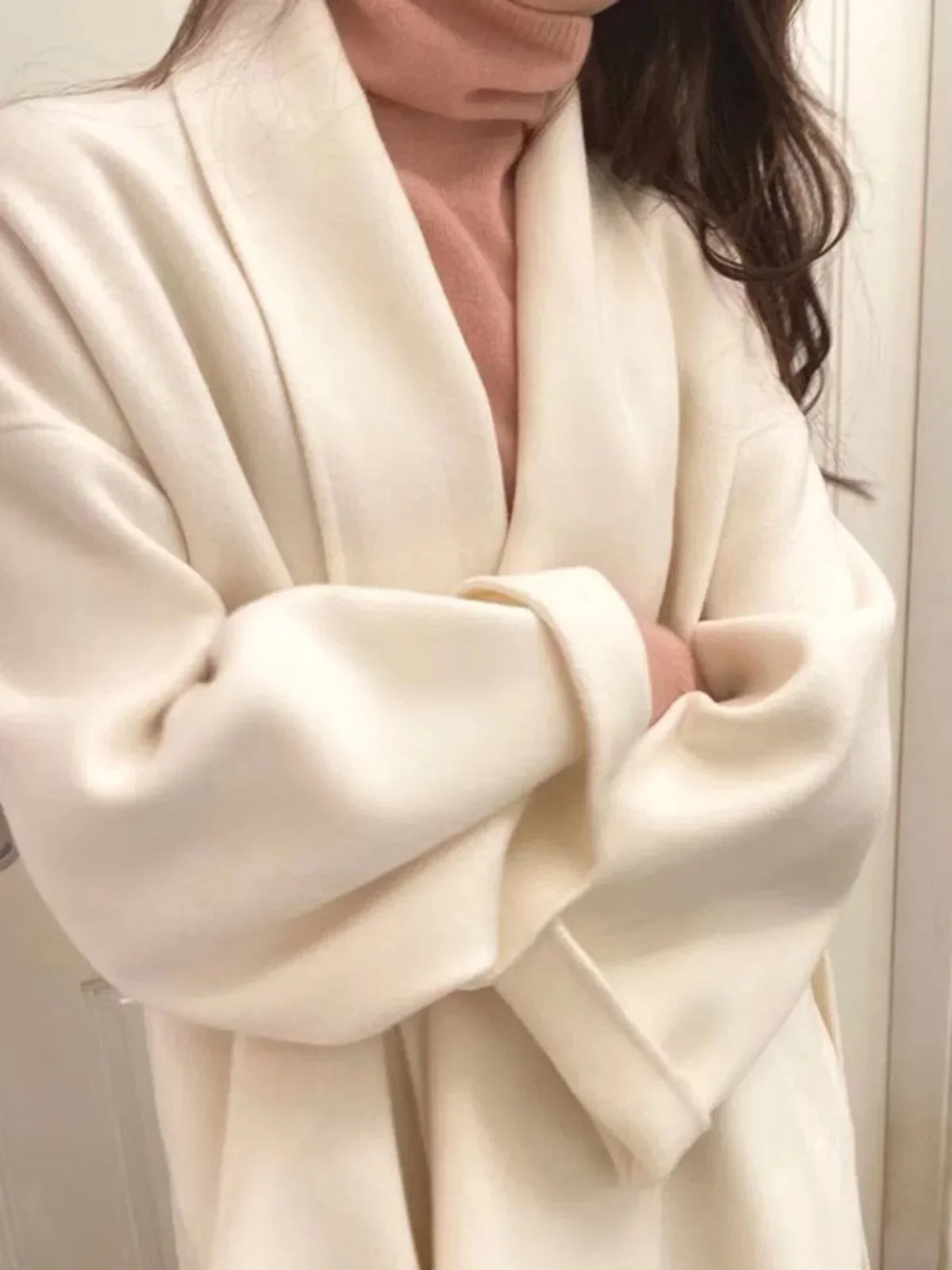 Serenya | Cappotto elegante in panno morbido