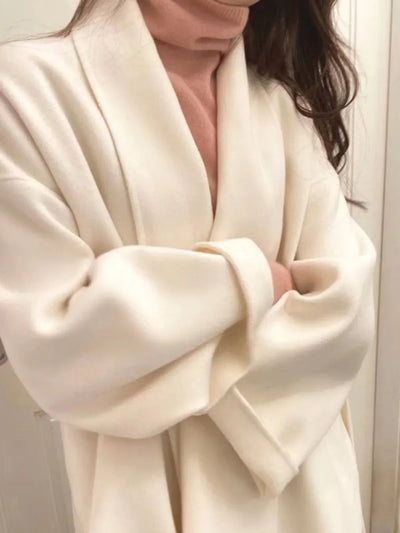 Serenya | Cappotto elegante in panno morbido