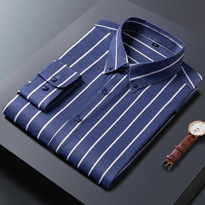 Arvani - Camicia da uomo elegante a righe per un look sofisticato