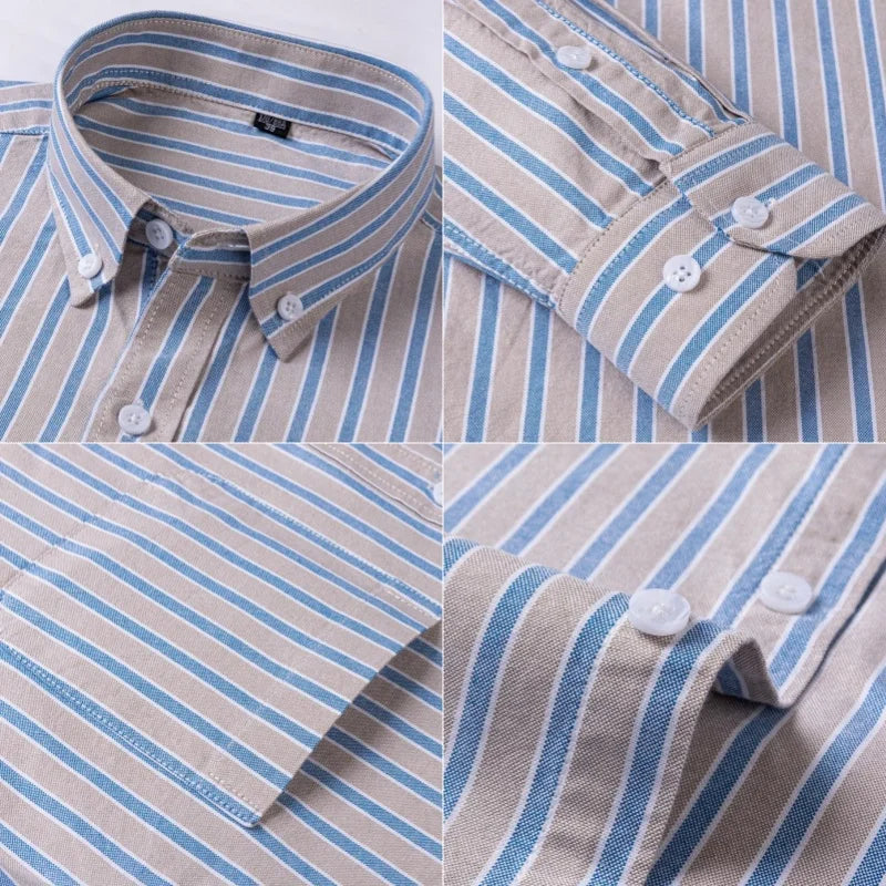 Arvani - Camicia Oxford da Uomo Elegante per uno Stile Raffinato