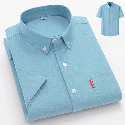 Arvani - Elegante camicia estiva in morbido cotone per un look fresco e raffinato