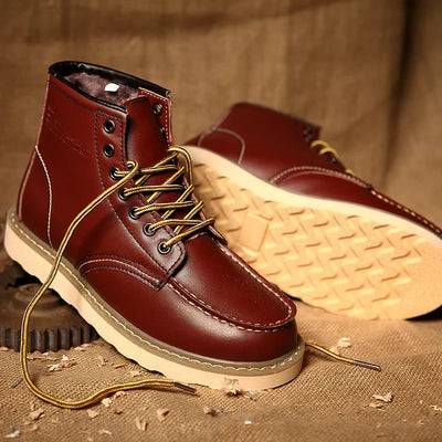Dustin™ | Stivaletti Invernali Eleganti in Pelle per uno Stile Caldo e Chic