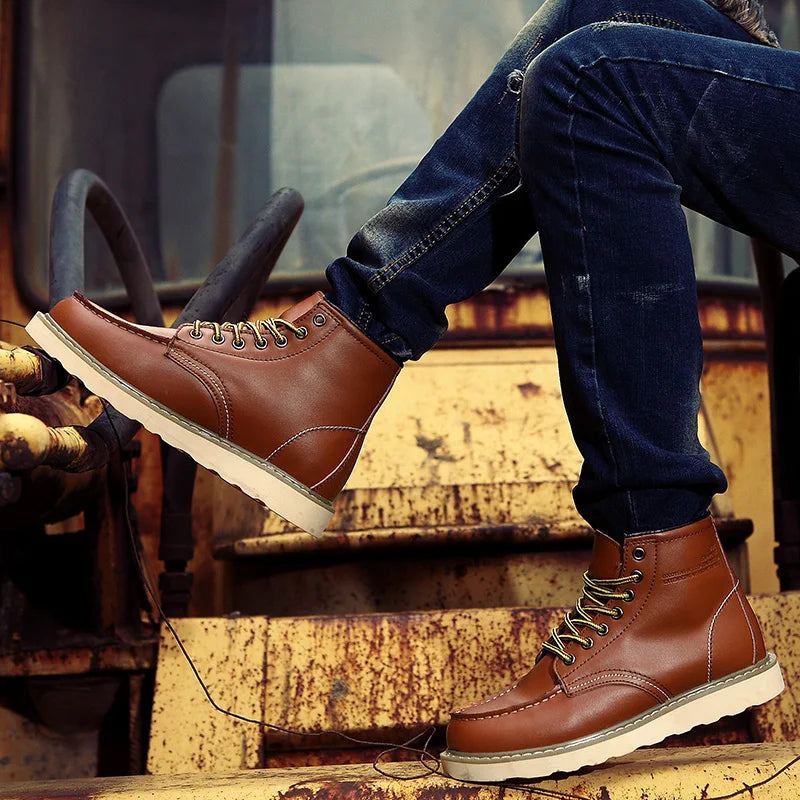 Dustin™ | Stivaletti Invernali Eleganti in Pelle per uno Stile Caldo e Chic