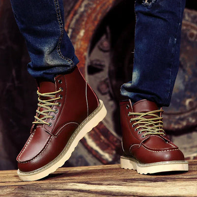 Dustin™ | Stivaletti Invernali Eleganti in Pelle per uno Stile Caldo e Chic