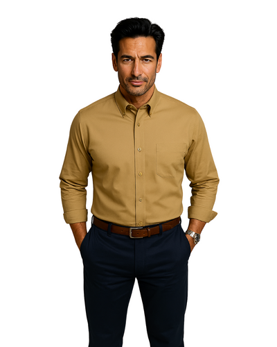 Camicia di lusso elegante Arvani in morbido cotone