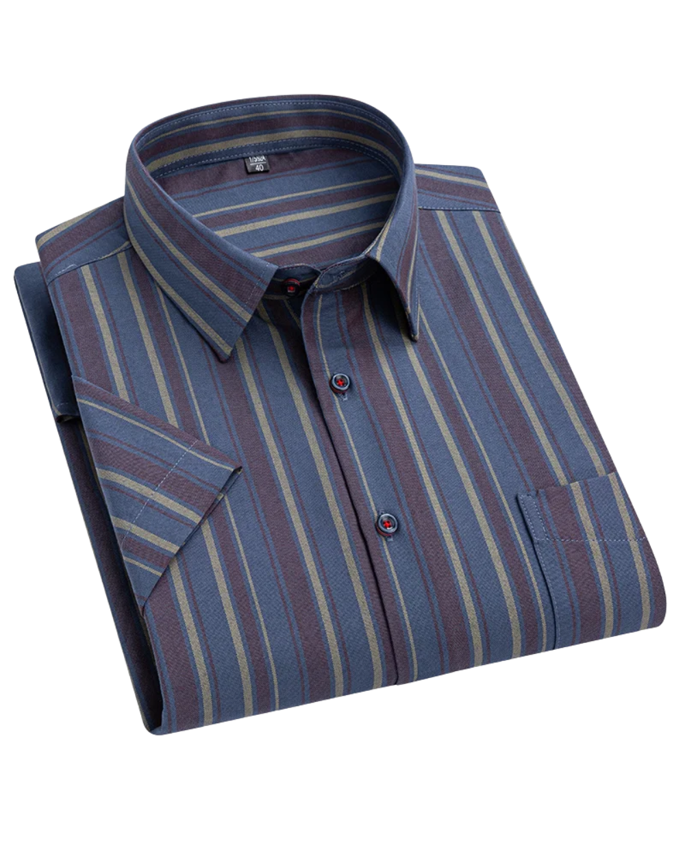 Arvani - Elegante camicia in cotone a maniche corte per un look fresco e raffinato
