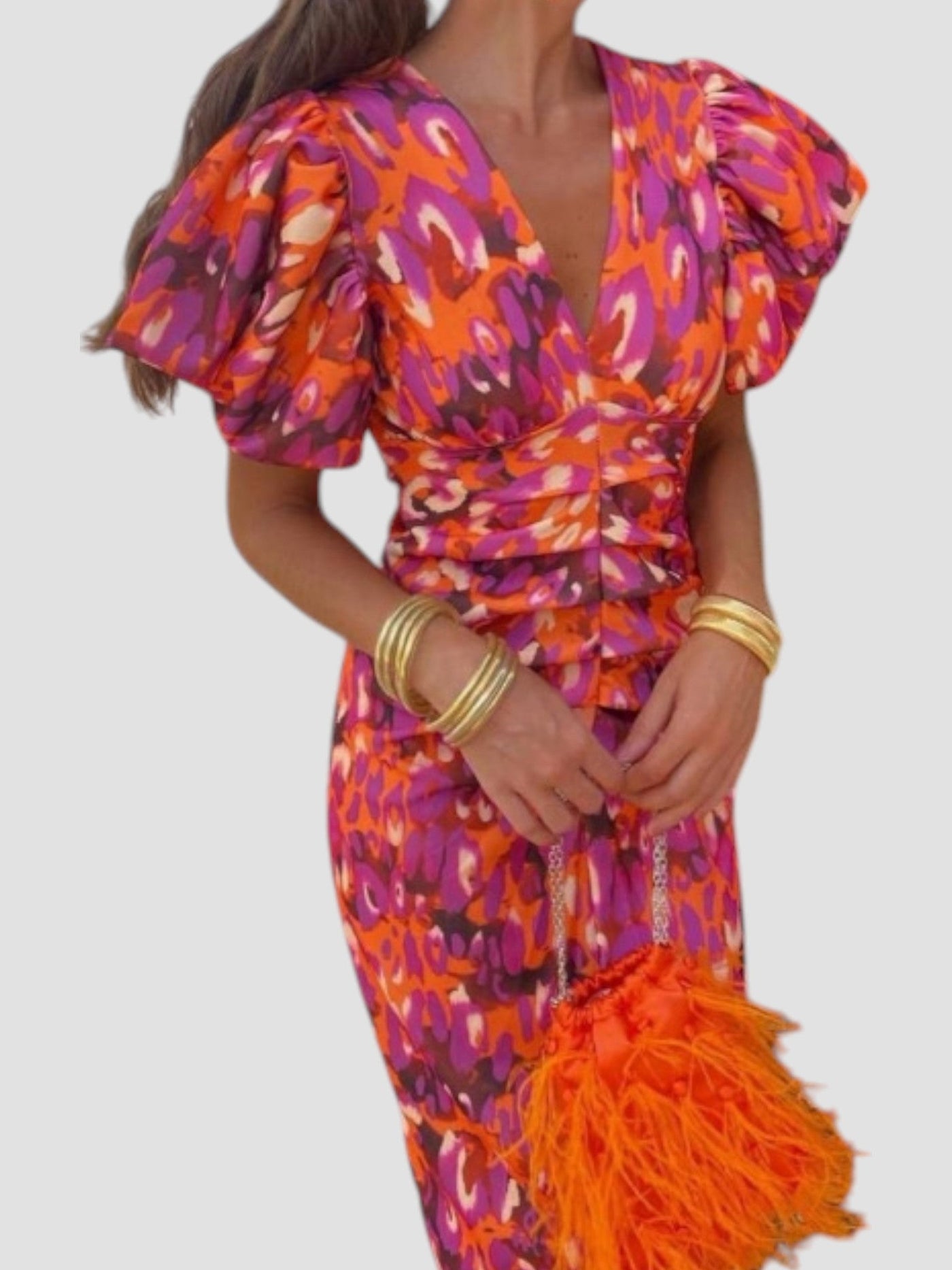 Donatella | Elegant Evening Dress with Fashionable Details