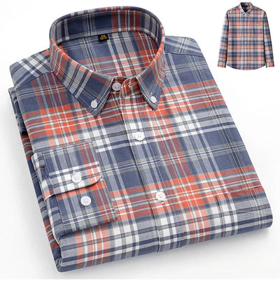 Arvani - Camicia Elegante in Morbido Cotone Oxford per uno Stile senza Tempo