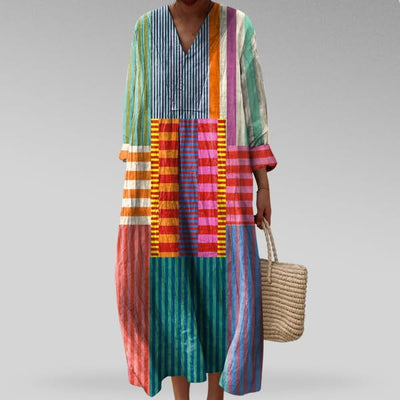 Carla | Vestito geometrico elegante e moderno