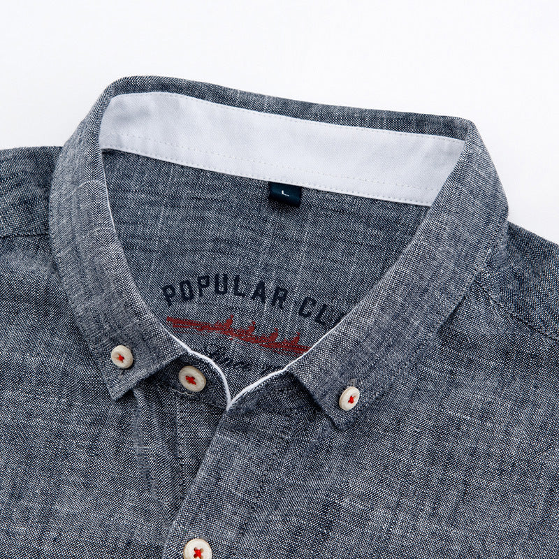 Arvani - Camicia in Lino Saint-Tropez Elegante per uno Stile Fresco e Raffinato
