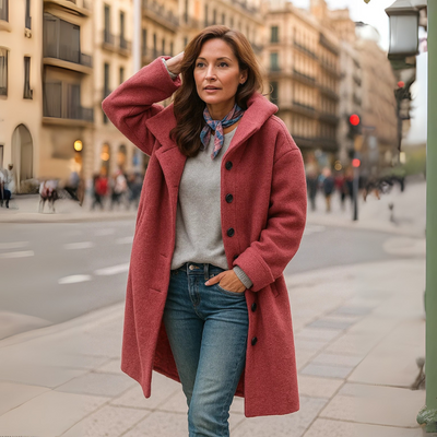 LA VENICE | Bambi™ – Elegante e Comodo Cappotto di Lunghezza Media Ideale per il Tuo Quotidiano