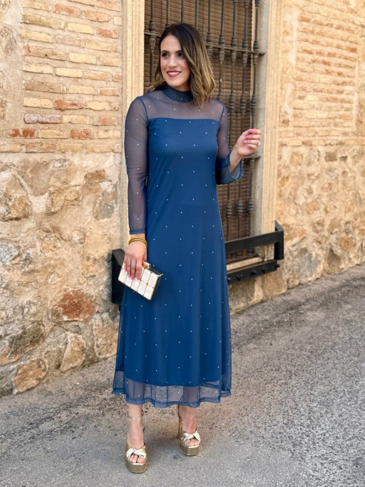 Vestito in Tul Stampato Noa - Eleganza e Stile per Ogni Occasione